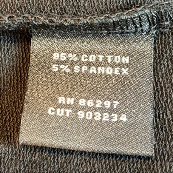 BCBG Maxazria:XL Black Hoodie and Pants Set with Red Accents 95% Cotton Pockets - Picture 10 of 16